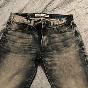 Express mens jeans Rocco slim fit skinny leg size 33 x 32